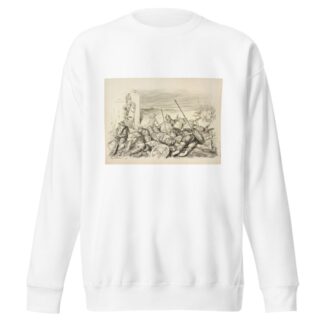 President Woodrow Wilson as a Roman soldier, defending the country by William Henry Walker Sweatshirt