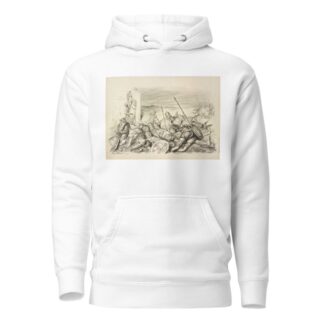 President Woodrow Wilson as a Roman soldier, defending the country by William Henry Walker Hoodie
