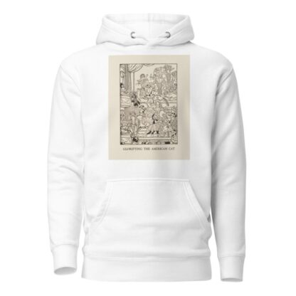 Glorifying the American cat by William Ely Hill Hoodie