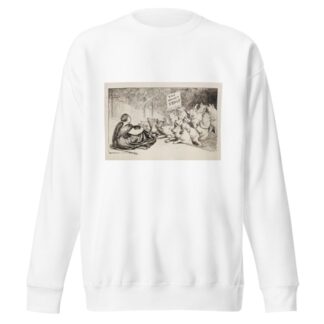 Circe Marmon and the Pigs. Chorus of enchanted ones; Oh Circe, make men of us again!!! by William Henry Walker Sweatshirt
