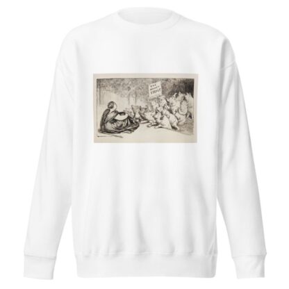 Circe Marmon and the Pigs. Chorus of enchanted ones; Oh Circe, make men of us again!!! by William Henry Walker Sweatshirt