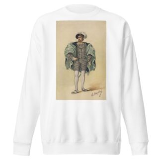 Historical costumes Pl.28 by Charles Bianchini Sweatshirt