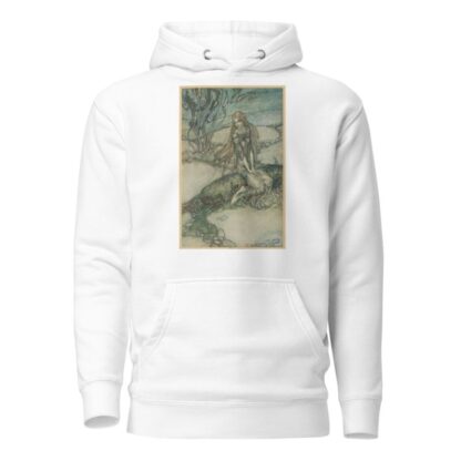 He could see Undine beneath the crystal vault by Arthur Rackham Hoodie