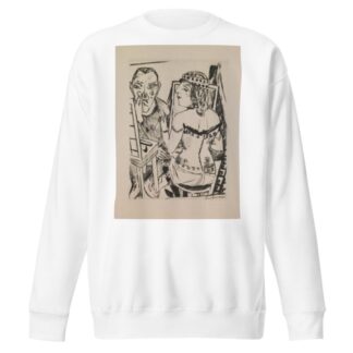 Dressing Room, plate 2 from the portfolio ‘Annual Fair’ by Max Beckmann Sweatshirt