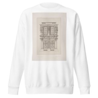 Design for architectural structure. by André-Charles Boulle Sweatshirt