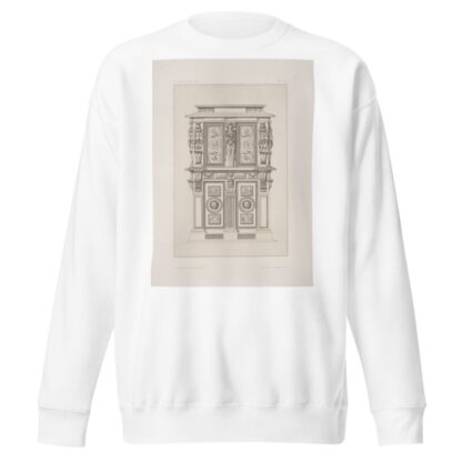 Design for architectural structure. by André-Charles Boulle Sweatshirt