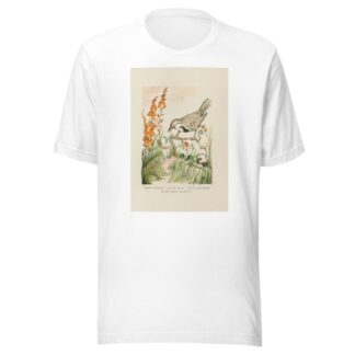 ‘Good Morning,’ said the Lark… by Elizabeth Stafford Fry T-Shirt