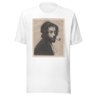 L’Homme à la pipe by Marcellin-Gilbert Desboutin T-Shirt