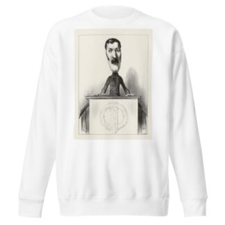 Bastide by Honoré Daumier Sweatshirt