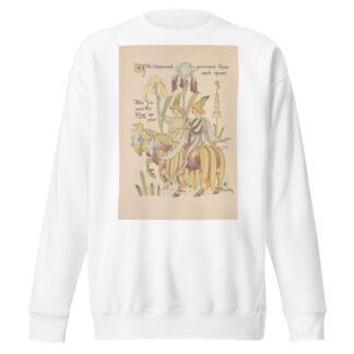 Flora’s feast; A masque of flowers Pl.16 by Walter Crane Sweatshirt