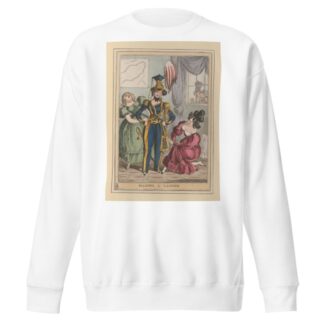Making a lancer by William Heath Sweatshirt