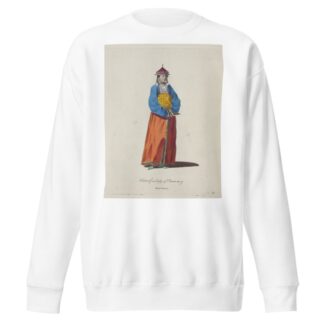 Habit of a lady of China. Dame Chinoise. by Charles Grignion Sweatshirt
