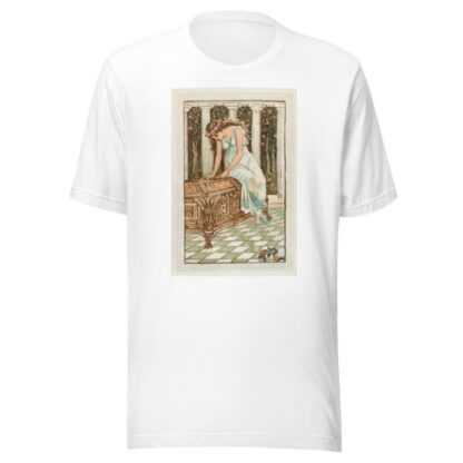 Pandora desires to open the box by Walter Crane T-Shirt