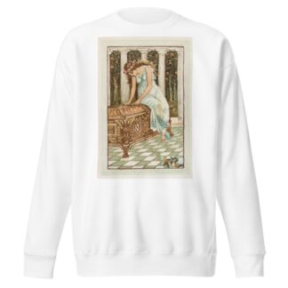 Pandora desires to open the box by Walter Crane Sweatshirt