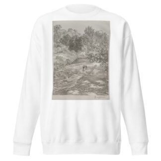 The Bather by Félix Bracquemond Sweatshirt