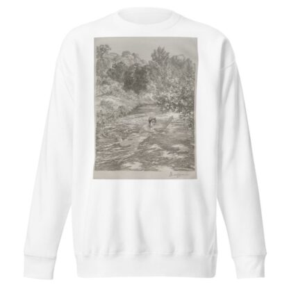 The Bather by Félix Bracquemond Sweatshirt