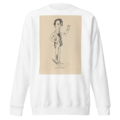 The poet addressed the audience by William Orpen Sweatshirt