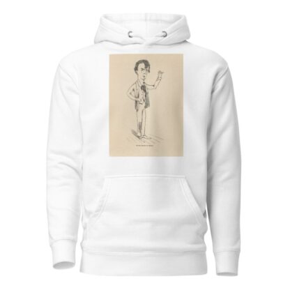The poet addressed the audience by William Orpen Hoodie