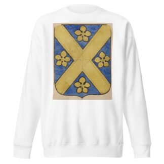 Etude pour un vitrail à motif héraldique ; écusson II by Prosper Lafaye Sweatshirt