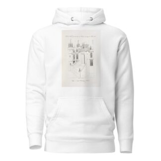Hôtel de ville, représenté dans une peinture du temps de Louis, XII. by Nicolas Xavier Willemin Hoodie