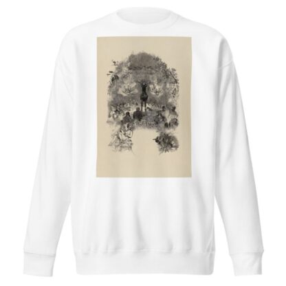 Les mois gastronomiques Novembre. Le diner de la Saint-Hubert by Edmond Morin Sweatshirt