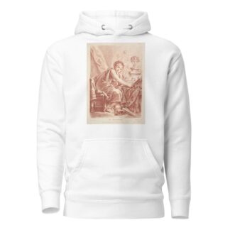 Painting by Gilles Demarteau the Elder Hoodie