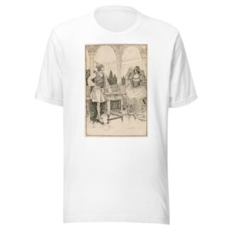 Olivia – I will draw the curtain and show you the picture by Louis Rhead T-Shirt