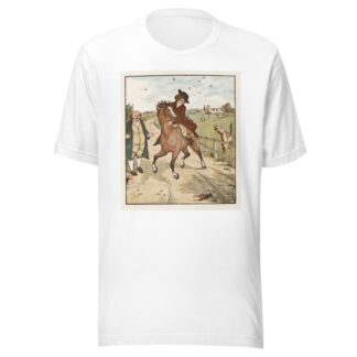 The Diverting History of John Gilpin pl6 by Randolph Caldecott T-Shirt