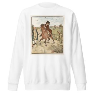 The Diverting History of John Gilpin pl6 by Randolph Caldecott Sweatshirt