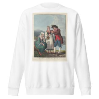 Costumes du Canton du Tessin by Joseph Reinhart Sweatshirt