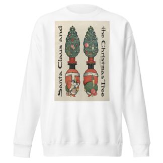 Santa Claus and the Christmas tree by M.A. Glen Sweatshirt