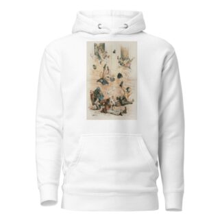 Throw ’em out! by Joseph Ferdinand Keppler Hoodie