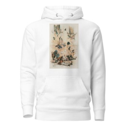 Throw ’em out! by Joseph Ferdinand Keppler Hoodie