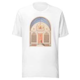 Udkast til hvælvingens dekoration i Christian IV’s kapel i Roskilde Domkirke. Udsmykning i midten med statue af Christian IV by Heinrich Eddelien T-Shirt