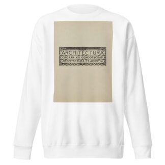 Hoofd voor het weekblad Architectura. by Karel de Bazel Sweatshirt