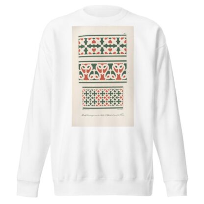 Mosaik-Verzierungen aus der Kirche S. Miniato al monte bei Florenz 3 by Friedrich Maximilian Hessemer Sweatshirt