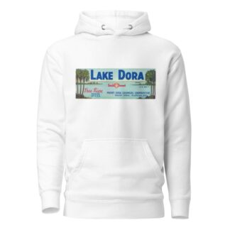 Lake Dora Brand Citrus Label by Anonymous Hoodie