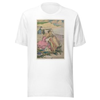 Paul Dombey and Florence on the beach at Brighton. by Jessie Willcox Smith T-Shirt