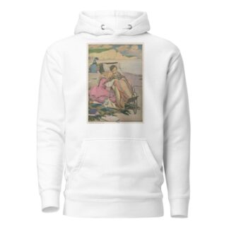 Paul Dombey and Florence on the beach at Brighton. by Jessie Willcox Smith Hoodie