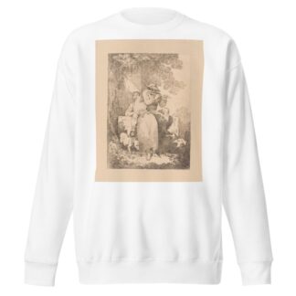 Rest from labour on sunny days by Thomas Rowlandson Sweatshirt
