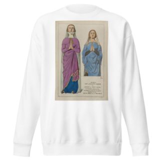 XIVe siècle. Cath[edrale] de Neuchatel-Bourgogne, et Jeanne de Montfaucon, comtesses de Neuchatel by Raphaël Jacquemin Sweatshirt