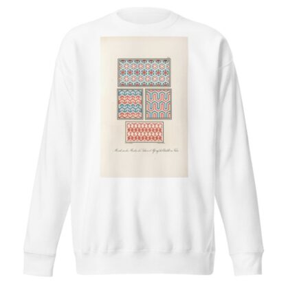 Mosaik aus der Moschee des Galaon el Alfi auf der Citadelle zu Kairo 2 by Friedrich Maximilian Hessemer Sweatshirt