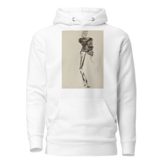 Manteau court travaillé en bandes avec effet de drapé sur un côté by M. P. Leven Hoodie