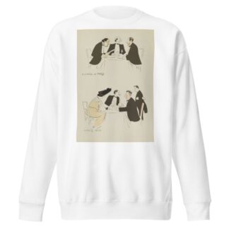 A L’Hotel de Paris. Ciro’s Bar by Georges Goursat (Sem) Sweatshirt