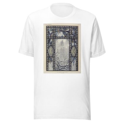 Le jet d’eau, au Pavillon du Vitrail by Jacques Gruber T-Shirt