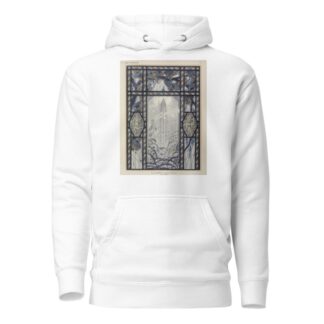 Le jet d’eau, au Pavillon du Vitrail by Jacques Gruber Hoodie