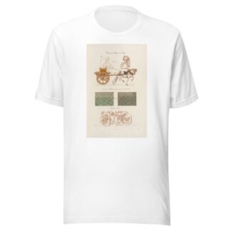 Dessins de char et de pave; no. 6808; extraits de deux manuscrits du commencement du XVIeme. siècle; no. 6920. by Nicolas Xavier Willemin T-Shirt