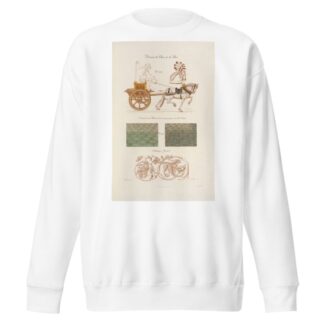 Dessins de char et de pave; no. 6808; extraits de deux manuscrits du commencement du XVIeme. siècle; no. 6920. by Nicolas Xavier Willemin Sweatshirt