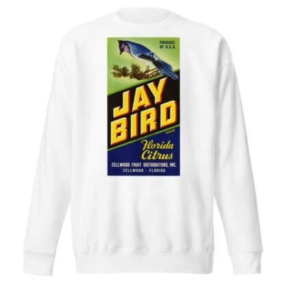 Jay Bird Brand Florida Citrus Label by Anonymous Sweatshirt