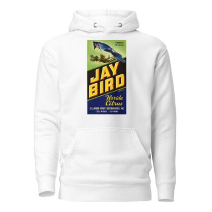 Jay Bird Brand Florida Citrus Label by Anonymous Hoodie